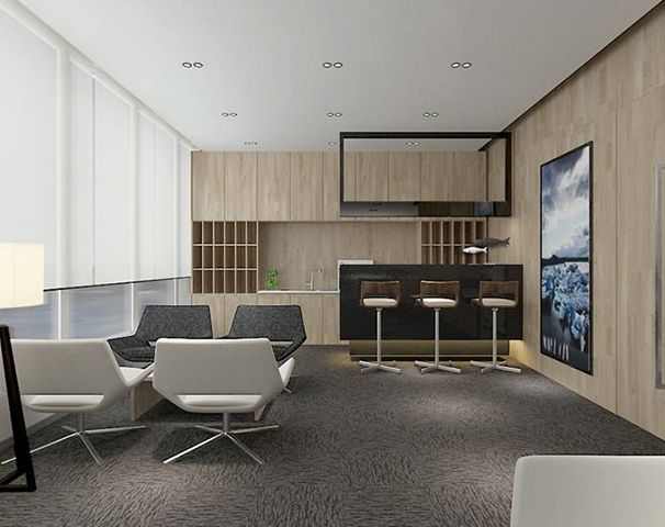 公司吧臺裝修設計實景圖