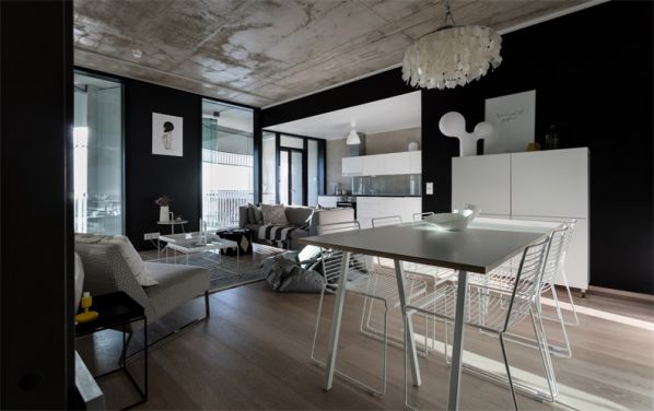 辦公室裝修設計改造下工業風公寓